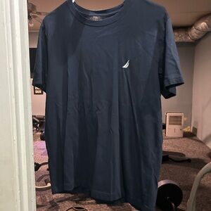 Nautica Men's Navy Blue T-Shirt